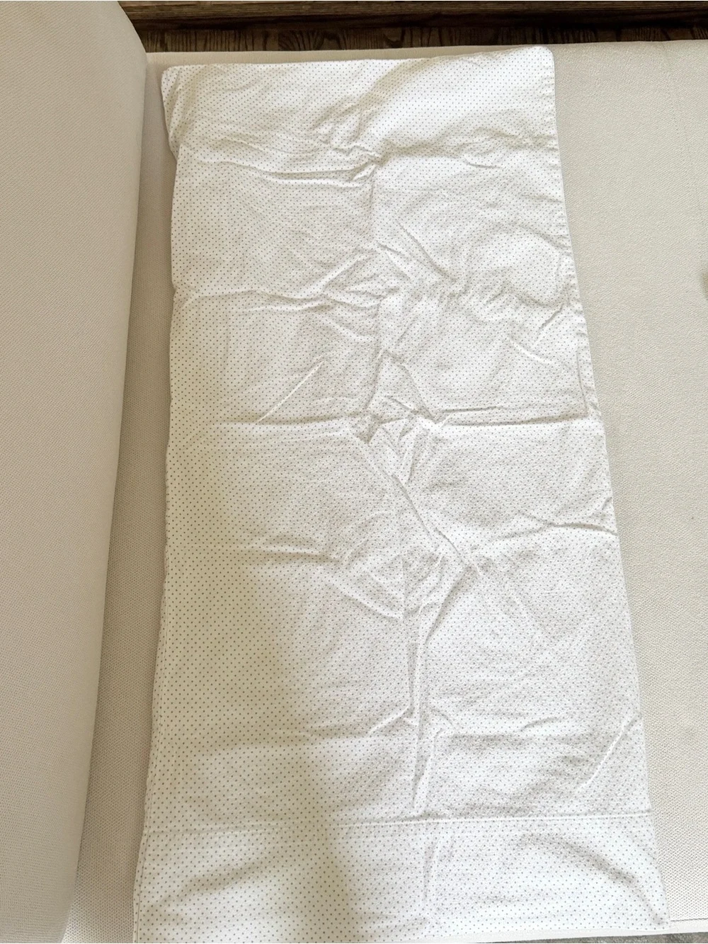 100% cotton King Pillow Case Polka Dot Decorative Pillow Covers Soft Natural